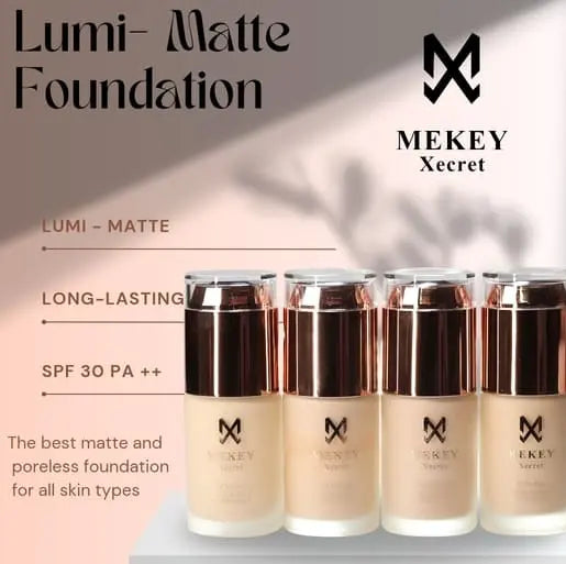 Mekey Xecret Lumi Matte Foundation - Shade # 04 Beige