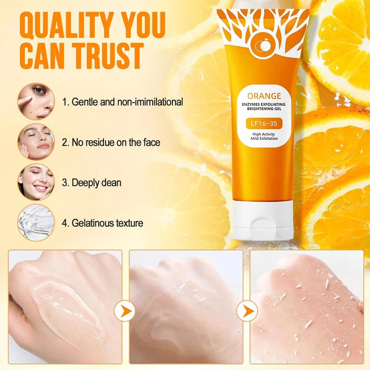 Orange Enzymes Exfoliating Brightening Gel