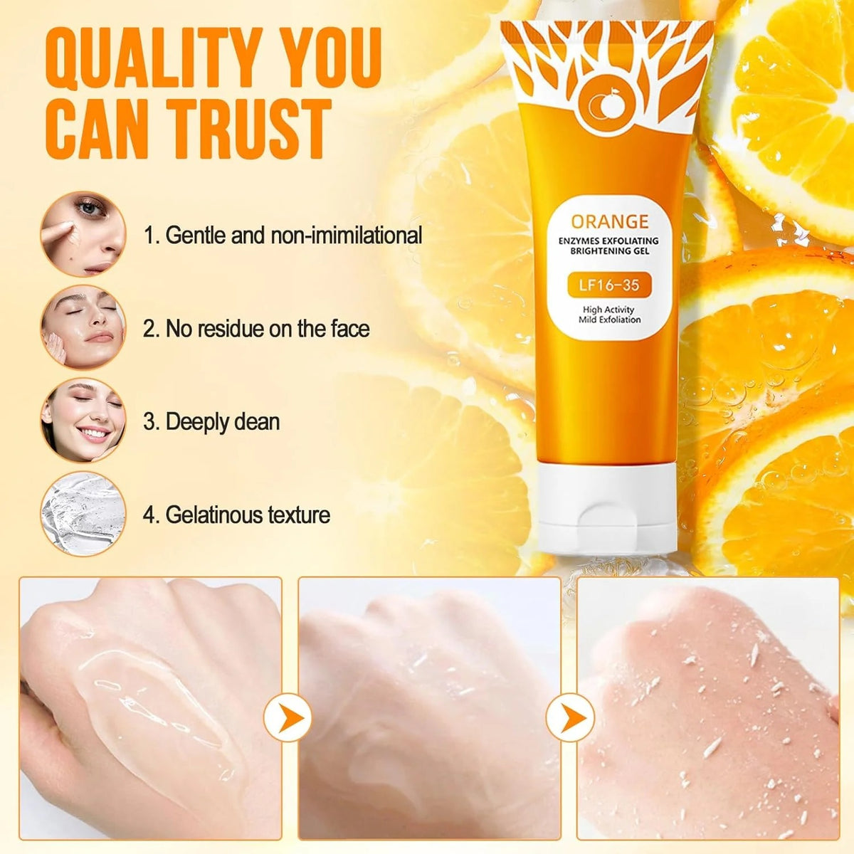 Orange Enzymes Exfoliating Brightening Gel
