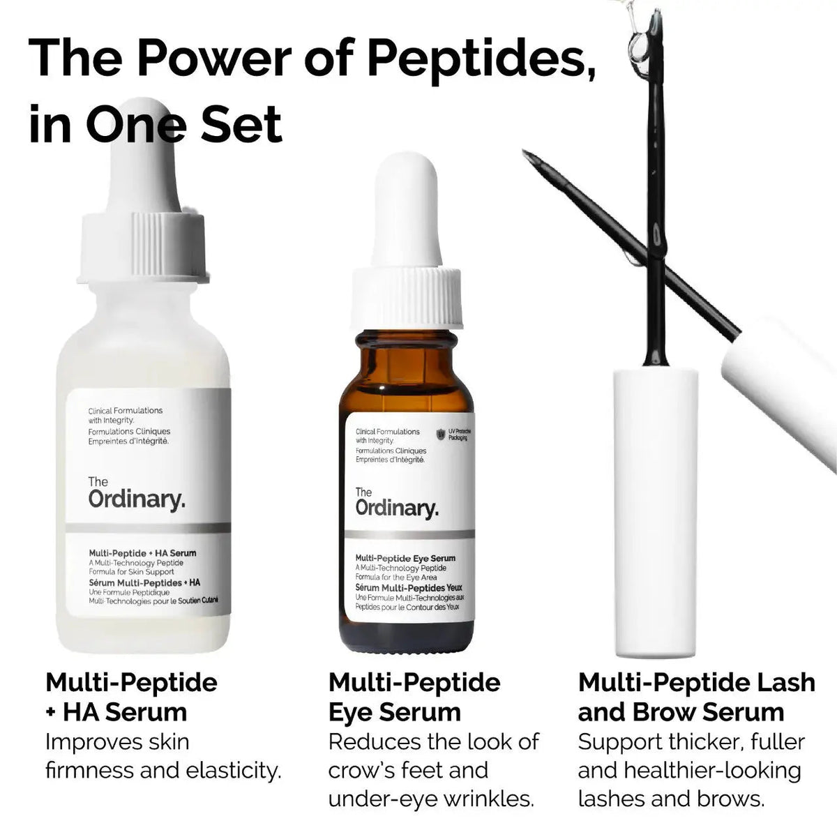 The Ordinary - Le set "Le pouvoir des peptides" (The Power of Peptides Set)