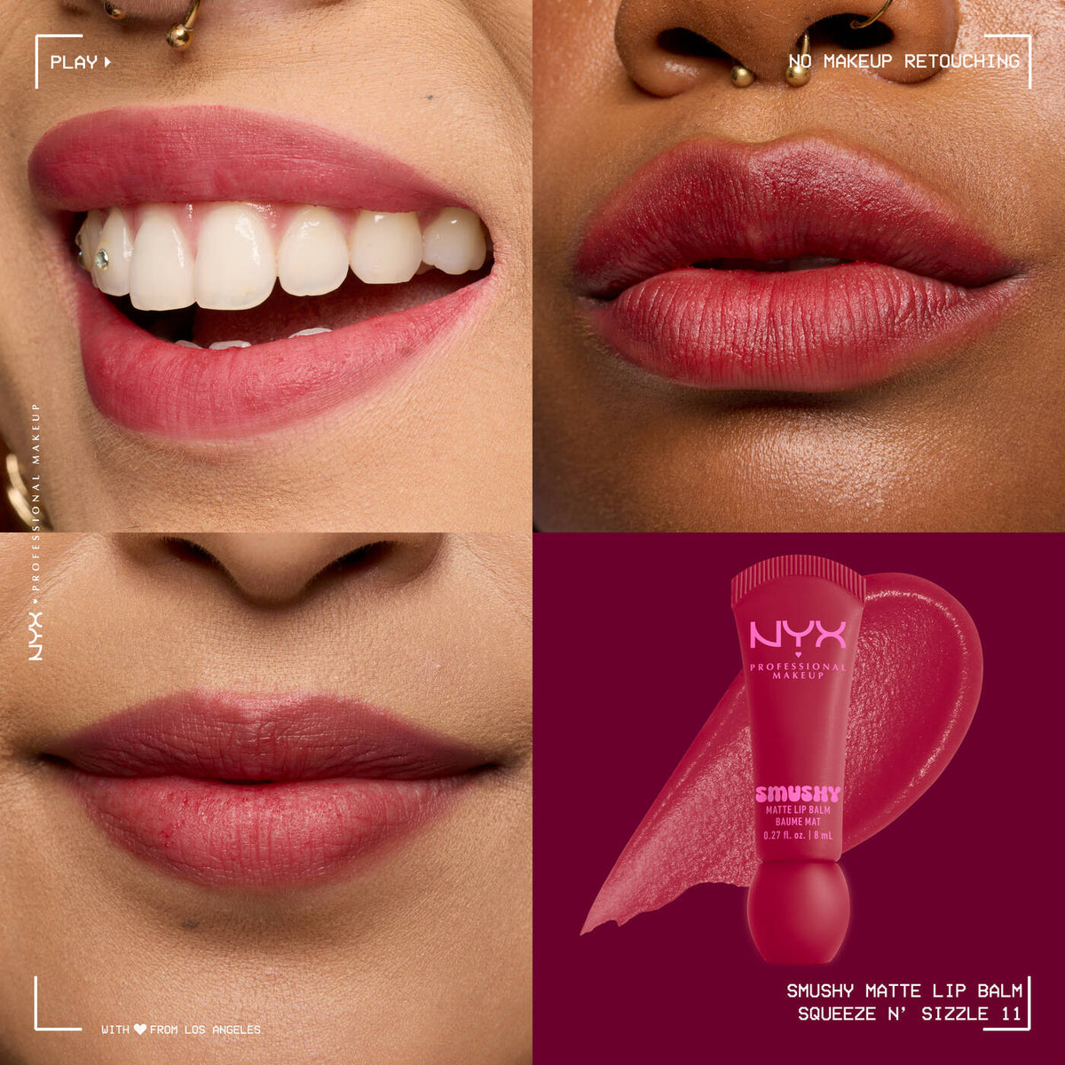 NYX Professional Makeup SMUSHY MATTE LIP BALM